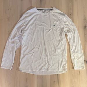 Speedo Men's Classic White Long Sleeve Tee